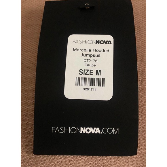 FASHION NOVA Womens Jumpsuit Caramel color size Medium #DT3176 - Picture 6 of 8